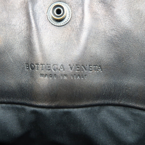 BOTTEGA VENETA BV Tote Bag Shoulder Bag Intrecciato Leather Black