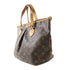 LOUIS VUITTON LV GHW Palermo 2 Way Bag M40145 Monogram Brown