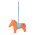 HERMES Rodeo GM Charm Swift Leather Orange/Blue