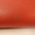 CELINE GHW Belt Bag 2 Way Shoulder Bag Handbag Calfskin Leather Red