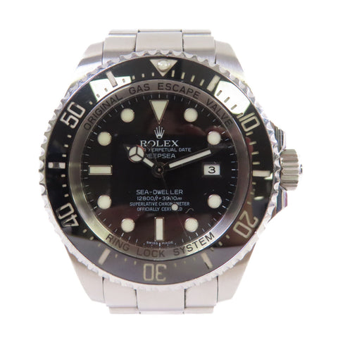 ROLEX Sea Dweller Automatic Watch Stainless Steel 116660 Black