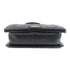 CHANEL Quilted CC SHW Boy 25 Chain Shoulder Bag Lambskin Leather Black