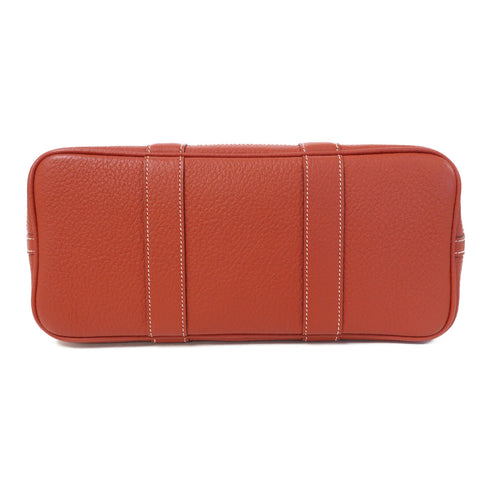 HERMES PHW Garden Party TPM Handbag/Tote Bag Canvas Pink/Red