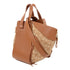 LOEWE GHW Hammork 2 Way Bag Canvas/Leather Brown