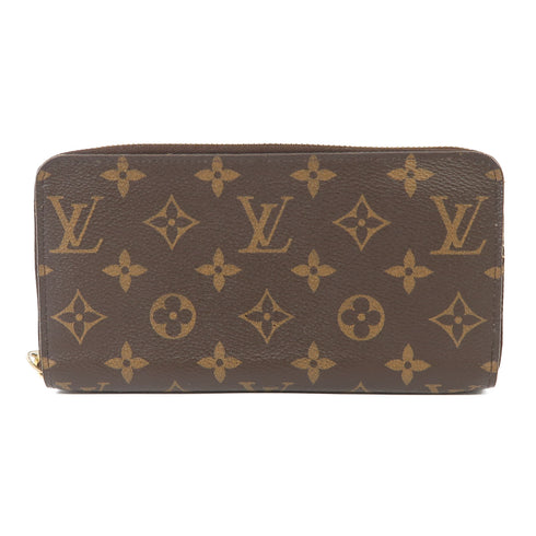 LOUIS VUITTON LV GHW Zippy Long Wallet Monogram Brown