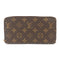 LOUIS VUITTON LV GHW Zippy Long Wallet Monogram Brown