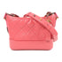 CHANEL CC Gabrielle Chain Shoulder Bag Calfskin Leather Pink