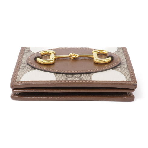 GUCCI GG GHW Wallet 62887 PVC Coated Canvas