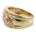 Fine Jewelry 0.70ct Ruby 0.031ct Diamond Ring US#7.25 18K Yellow Gold