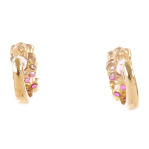 Jewelry GHW Diamond Earrings 18K Yellow Gold