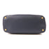 PRADA GHW Handbag Calfskin Leather Navy BN2420