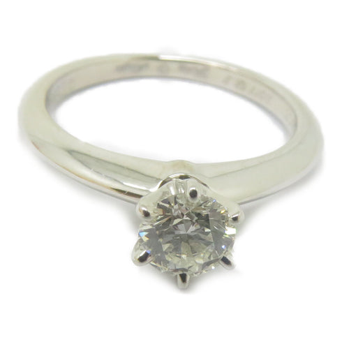 TIFFANY&CO 0.33ct Diamond Engagement Ring PT950 Platinum US#3.5