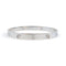 CARTIER 4 Diamonds Love Bangle 18K White Gold Cartier #17 #16.25cm