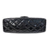 CHANEL Quilted CC SHW 2.55 Chain Shoulder Bag Patent Leather Black