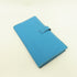 HERMES PHW Bearn Long Wallet Chevre Leather Stamp R 7N Blue Azteque