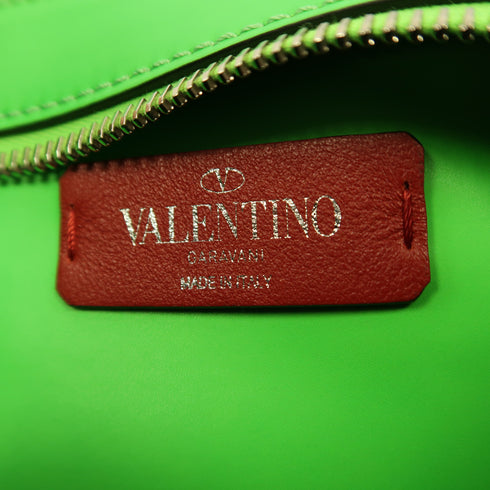 Valentino SHW Garavani VLN Waist Bag Calfskin Leather Green
