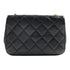 CHANEL Quilted CC GHW Chain Shoulder Bag Calfskin Leather Black v6