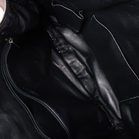 CHANEL CC SHW Chain Shoulder Bag Calfskin Leather Brown v4