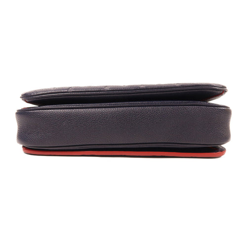 LOUIS VUITTON LV GHW Pochette Metis 2 Way Bag M44071 Monogram Empreinte Navy v2