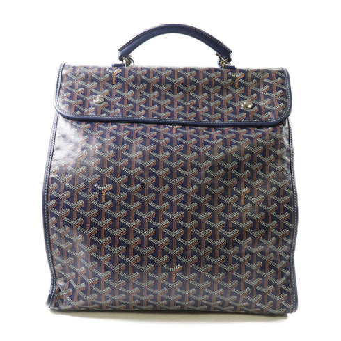 GOYARD SHW Saint Leger 2 Way Rucksack Backpack Handbag Coated Canvas Navy