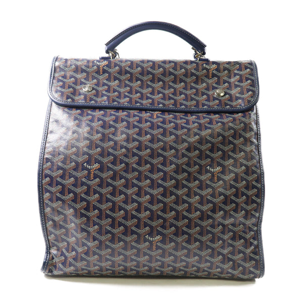 GOYARD SHW Saint Leger 2 Way Rucksack Backpack Handbag Coated Canvas Navy