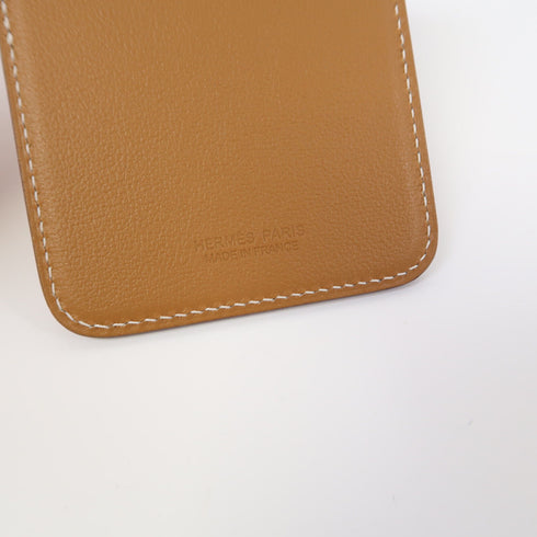 HERMES Walrus Magsafe Card Case/Card Holder Veau Swift Gold