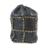 CHANEL CC GHW Bucket Bag Shoulder Bag Calfskin Leather Black