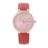 LOUIS VUITTON LV Tambour Quartz Watch QIG08 Leather Pink