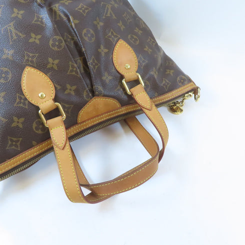 LOUIS VUITTON LV GHW Palermo PM 2 Way Shoulder Bag M40145 Monogram Brown v12