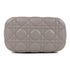 Christian Dior CD GHW Travel Vanity Case 2 Way Bag Lambskin Leather Grey