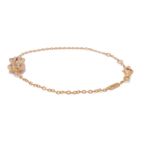 FRED Bracelet with Diamond 18K Rose Gold