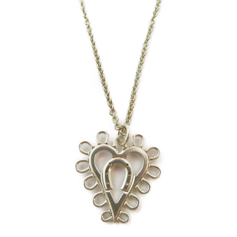 HERMES Necklace 925 Sterling Silver