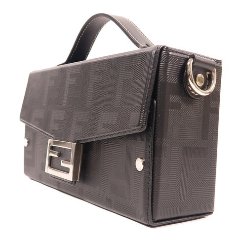 FENDI SHW Baguette Soft Trunk 2 Way Shoulder Bag 7VA565 Calfskin Leather