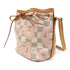 LOUIS VUITTON LV GHW Nano Noe Shoulder Bag N60052 Damier Azur White/Pink