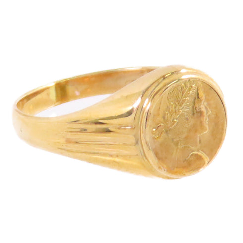 JEWELRY Gold Ring US#4.75 14K Yellow Gold