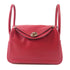 HERMES PHW Lindy 26 2 Way Bag Evercolor Leather