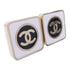 CHANEL CC Earrings Accessories ABD872 Metal Gold White Black