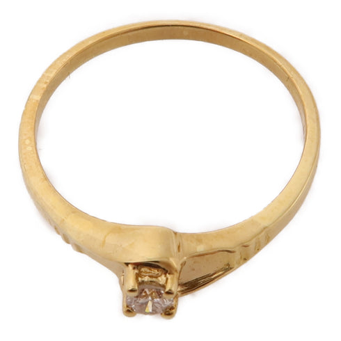 JEWELRY Diamond Ring 18K Yellow Gold US#7