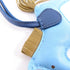 HERMES Rodeo Charm Leather Light Blue Navy Khaki