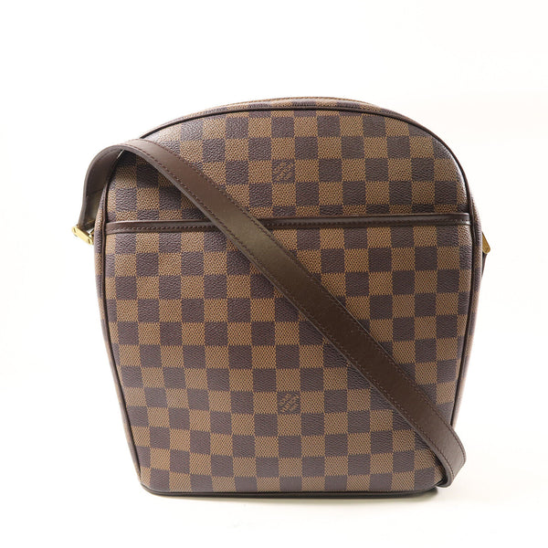 LOUIS VUITTON LV GHW Ipanema GM Shoulder Bag N51292 Damier Ebene Brown