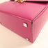 HERMES PHW Cinhetic Bag 2 Way Shoulder Bag Tadelakt Leather Rose Purple