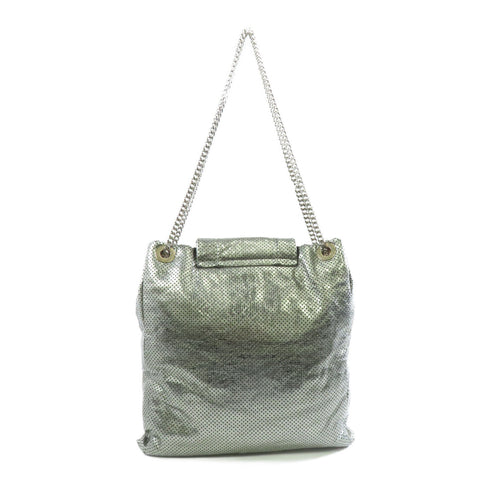 CHANEL CC GHW SHW 2.55 Chain Shoulder Tote Bag Calfskin Leather Green