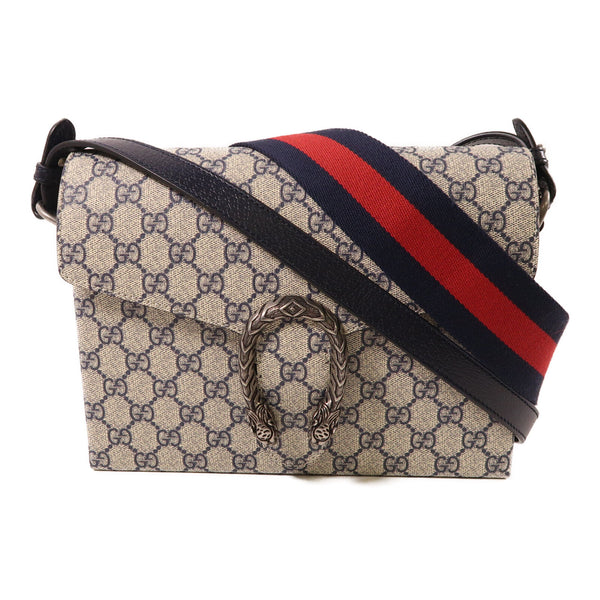 GUCCI GG SHW Dionysus Shoulder Bag 72554896IWG Coated Canvas Leather
