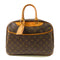 LOUIS VUITTON LV GHW Deauville Handbag M47270 Monogram Brown