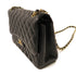 CHANEL CC GHW Large Classic Chain Shoulder Bag Calfskin Leather Black