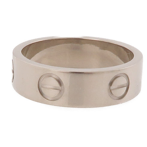 CARTIER Love Ring B4084700 18K White Gold Cartier#52 US#5.75