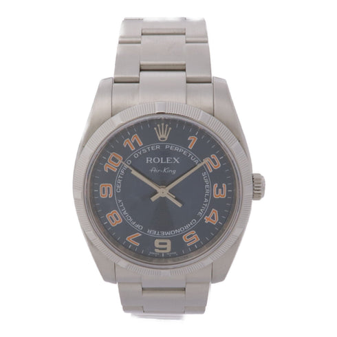 ROLEX Air King 114210 Automatic Watch Stainless Steel Blue