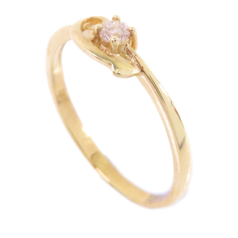 JEWELRY Diamond Ring US#6.5 18K Yellow Gold