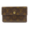 LOUIS VUITTON LV GHW Alexandra Trifold Wallet M60047 Monogram Brown
