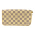 LOUIS VUITTON LV GHW Pochette Felicie Shoulder Bag N63106 Damier Azur White